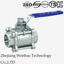 3PC Socket Weld Investment Casting AISI316 Ball Valve